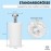 8 White Roller Shutter Stops 40 mm for PVC Roller Shutters Each Roller Shutter Stopper Contains Everything Necessary for Assembly, Washers and Screws