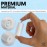 8 White Roller Shutter Stops 40 mm for PVC Roller Shutters Each Roller Shutter Stopper Contains Everything Necessary for Assembly, Washers and Screws
