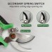 Newaner Garden Shears, with Locking Handle, Non-Slip Scissors, Can Cut Garden Plants, Flowers and Branches, Vine Shears, Rose Scissors, Rattan Repair Multifunctional Garden Shears (Green)