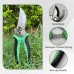 Newaner Garden Shears, with Locking Handle, Non-Slip Scissors, Can Cut Garden Plants, Flowers and Branches, Vine Shears, Rose Scissors, Rattan Repair Multifunctional Garden Shears (Green)