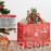 4pcs Christmas Gift Bags, Christmas Carrier Bags with Handles, Christmas Bags, Multifunctional Fleece Christmas Bags for Wrapping Gifts, 32.5 × 25 × 17 cm