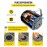 VEVOR Electric Rotary Tool Flex Shaft Shaft Suspension 780 W Quick Grinding Device Flexible Shaft Hanging Mill Wavelength 100 cm Foot Pedal Control 500-23000 rpm Three-Jaw Chute Pack of 45 Accessories