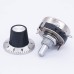 Taiss Pack of 2 Single Turn Rotary Carbon Linear Variables Potentiometer + 2 x Knobs WTH118-2W 1K Ohm