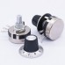 Taiss Pack of 2 Single Turn Rotary Carbon Linear Variables Potentiometer + 2 x Knobs WTH118-2W 1K Ohm