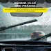 MICHELIN Perfect Fit 231 Windscreen Wiper Set, Mercedes Benz CLA, A-Class, 600/475 mm, Joint-Free Wiper Blades, Perfect Fit, Low Noise, Sustainable Packaging