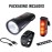 SIGMA Bicycle Light Set Aura 100/Blaze Link (Silicone Holder) Innovative Coupling Function and Automatic Light Adjustment LED Bicycle Light Front with 100 Lux Rear Light with Brake Light Function
