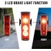 SIGMA Bicycle Light Set Aura 100/Blaze Link (Silicone Holder) Innovative Coupling Function and Automatic Light Adjustment LED Bicycle Light Front with 100 Lux Rear Light with Brake Light Function