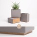 Kazai. Alma Wall Vases, Modern Hanging Flower Pots for the Wall, 3-Piece Planter Set Made of High-Quality Resin for Indoor Plants, Artificial Plants, Flowers and Much More, Taupe