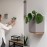 Kazai. Alma Wall Vases, Modern Hanging Flower Pots for the Wall, 3-Piece Planter Set Made of High-Quality Resin for Indoor Plants, Artificial Plants, Flowers and Much More, Taupe