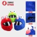 Motorcycle Helmet Plush Helmet Protective Cover Motorcycle Helmet Cover Funny Cartoon Helmet Covers Cartoon Shape Full Face Covers for Personalised Helmets Party Gift, 9