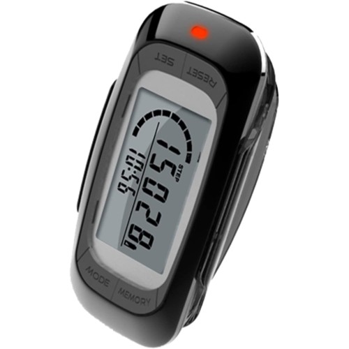 MAYMOC 3D Pedometer for Walking - Track Steps, Miles/Km, Calories and Activity Time, Clip-on Pedometer for Men and Women with Large Display