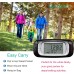 MAYMOC 3D Pedometer for Walking - Track Steps, Miles/Km, Calories and Activity Time, Clip-on Pedometer for Men and Women with Large Display