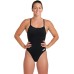 arena Solid Challenge Team Women's One-Piece Swimsuit, Quick-Drying, Sporty Swimwear, Made of MaxLife Eco Fabric, with Maximum Chlorine Resistance and UPF 50+ UV Protection