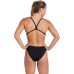 arena Solid Challenge Team Women's One-Piece Swimsuit, Quick-Drying, Sporty Swimwear, Made of MaxLife Eco Fabric, with Maximum Chlorine Resistance and UPF 50+ UV Protection