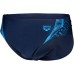 Arena Men's Low Swim Briefs Blue Unlined Snug Fit Machine Wash Pack of 1