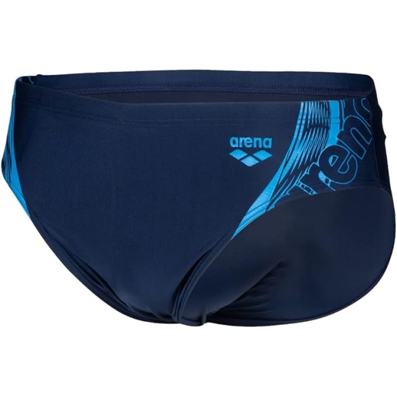 Arena Men's Low Swim Briefs Blue Unlined Snug Fit Machine Wash Pack of 1