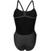 arena Solid Challenge Team Women's One-Piece Swimsuit, Quick-Drying, Sporty Swimwear, Made of MaxLife Eco Fabric, with Maximum Chlorine Resistance and UPF 50+ UV Protection