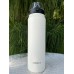 GOPPUS Thermos Flask with Straw Double Layer Stainless Steel Drinking Bottle 1 Litre Insulated Flask Leak-Proof Sports Water Bottle Carbonated Water Bottle Drinking Bottles BPA-Free Water Bottle