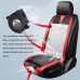 Mulcort Car Ventilated Cushion Automotive Cooling Seat Cover Summer Seat Cooler Comfortable & Breathable with 8 Fans 3 Adjustable Wind Speeds for Car Truck SUV RV