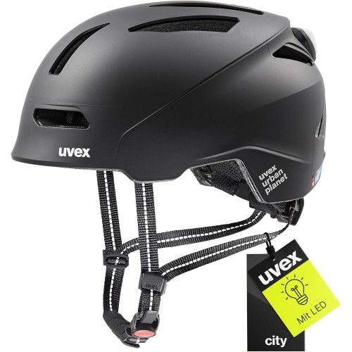 uvex urban planet Sustainable LED Bicycle Helmet for Men and Women