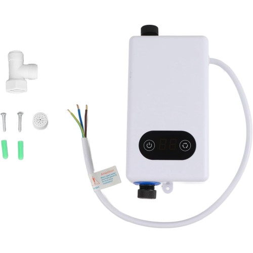 Instant Electric Water Heater, Mini Instant Electric Water Heater with Memory Function Frequency Conversion Fast Heating Constant Temperature Water Heater