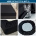 Waterproof Mattress Protector 90 x 200 cm Fitted Sheet, Breathable Mattress Cover, Waterproof Mattress Cover, Moisture Protection, Fitted Sheets, Black