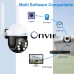 SV3C Pack of 2 PTZ Outdoor Security Camera, 1080P Pan/Tilt WiFi IP Camera, Automatic Tracking 360 Camera, ONVIF, Colour Night Vision, Audio, Motion Detection, 24/7 Recording, Camhipro App