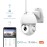 NIVIAN PTZ Surveillance Camera, Camera WiFi 2K Super HD, Night Vision, Motion Detection and Car Tracking, Compatible with Alexa and Google Home, App TUYA (0S2, PTZ Camera Outdoor)