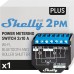 Shelly Plus 2PM | WLAN & Bluetooth 2-Kanal Relais Schalter mit Strommessung| Smart Home Hausautomation| Funktioniert mit Alexa| iOS- & Android-App| Kein Hub erforderlich| Rollläden steuern (2er Pack)