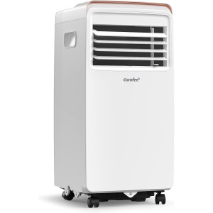 COMFEE' AMBRA 8C Portable Air Conditioner, 2.0 kW, 25 m²/68 m³, 3-in-1 Portable Air Conditioner, Fan, Cooling, Dehumidifying, 24 H Timer, Sleep Mode, Follow-Me Function