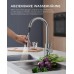 FORIOUS Kitchen Sink Mixer Tap 360° Rotating High Arc Sink Mixer Tap 2 Modes Polished Chrome