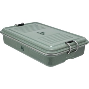 Stanley Useful Classic Box 1.2 L, Dishwasher Safe, Stainless Steel Lunch Box, Stackable Sandwich Box, BPA-Free, Secure Closure, Hammered Green