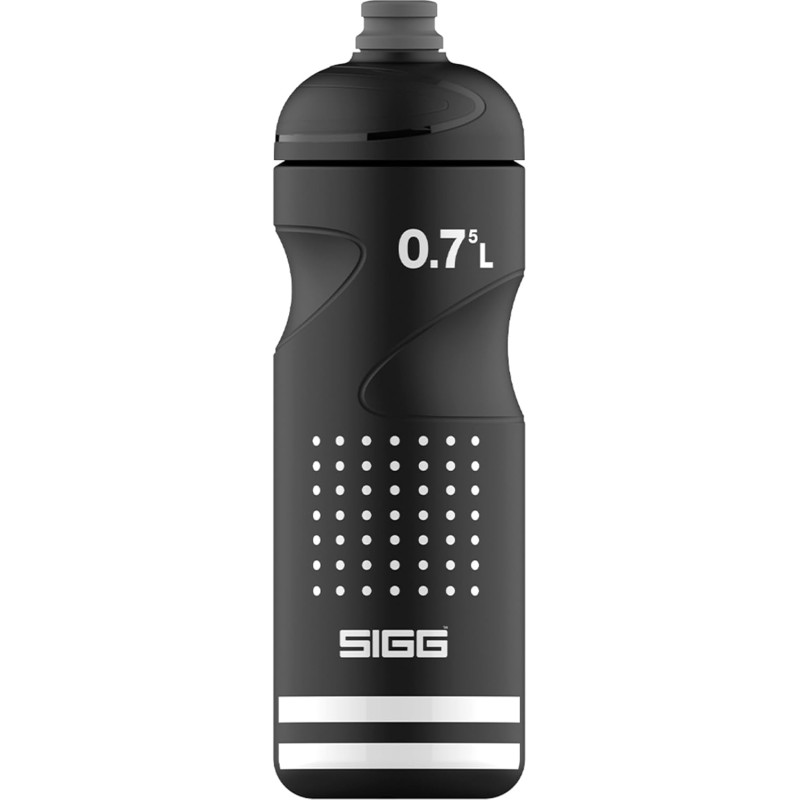 SIGG - Fahrrad Trinkflasche - Pulsar - Quetschbar - Spülmaschinenfest - Federleicht - Auslaufsicher - BPA-frei - Sport und Fahrrad Zubehör - 0,6L - 0,75L
