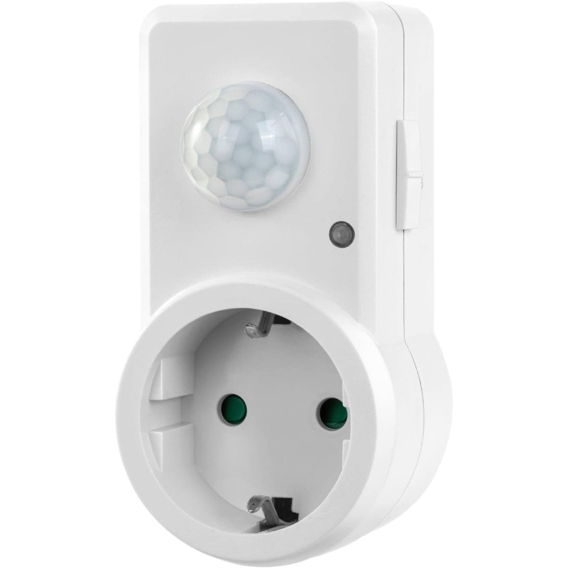 Conecto SA-CC50212-W Infrared Motion Sensor for Sockets 120° Detection Angle Indoor Installation IP20 White