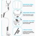 BURNNOVE Baby Monitor Holder 85 cm No Drilling Required with Shoulder Strap Compatible with Philips Avent/GHB/OBVHNUA/Leapfrog Baby Monitor