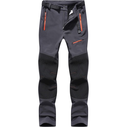 BenBoy Men's Hiking Trousers, Waterproof Softshell Trousers, Outdoor Trousers, Windproof, Warm Lining, Ski Trousers, Snowboard Trousers, Winter Trekking Trousers