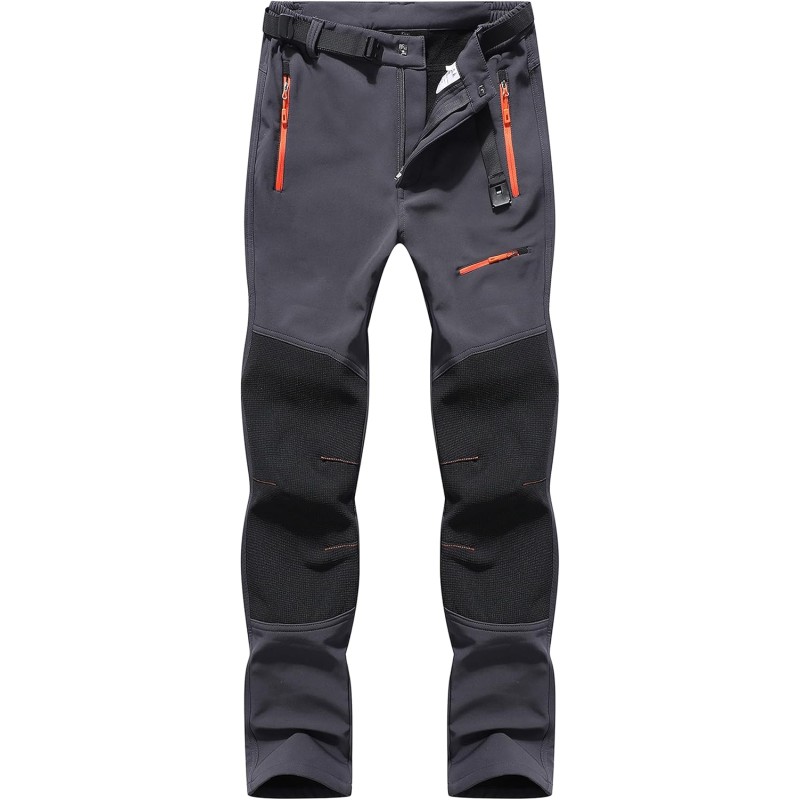 BenBoy Men's Hiking Trousers, Waterproof Softshell Trousers, Outdoor Trousers, Windproof, Warm Lining, Ski Trousers, Snowboard Trousers, Winter Trekking Trousers