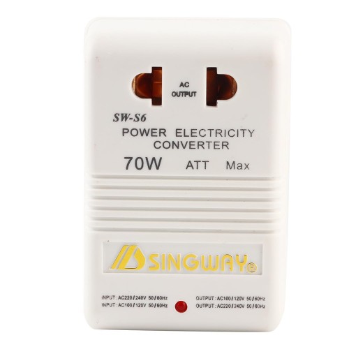 70W 110V/120V to 220V/240V, Batteries, Chargers, Accessories, Current Transformer, Step Up/Down Travel Adapter Voltage Converter Transformer (CN Standard Plug)