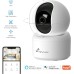 NIVIAN WiFi Indoor Camera 360° SuperHD 2K | Protect Your Home 24/7 with Night Vision, Two-Way Audio, Human Detection & Auto Tracking, MicroSD (Not Included)