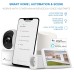 NIVIAN WiFi Indoor Camera 360° SuperHD 2K | Protect Your Home 24/7 with Night Vision, Two-Way Audio, Human Detection & Auto Tracking, MicroSD (Not Included)
