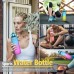 Niggeey Sports Water Bottle 500 ml, 700 ml, 1 L, 1.5 L Water Bottle Children Leak-Proof, BPA-Free Tritan Motivational Water Bottle with Time Marking, Sports Bottle for Children, School, Fitness, Gym