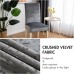MIULEE Chair Covers, Set of 6, Elastic Chair Covers, Swing Chairs Covers for Chairs, Grey, Velvet Chair Covers for Office Chair Cover, Kitchen, Living Room, Banquet, Family, Wedding, Party Chair
