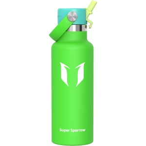Super Sparrow Water Bottle, Stainless Steel, Ultra-Light Thermal Mug, 350 ml, 500 ml, 750 ml, 1 L, Standard Mouth Straw Lid, BPA-Free Thermos Flask for Sports, Travel, School, Outdoors