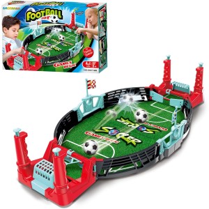 EACHHAHA Tischkicker,Tischfussball Spiele,Party Tischfußball Interaktive Eltern Kind Brettspiele,Geschenke für ab 4 Jahren (2 Fußbälle),Verbessern Sie das Interesse der Kinder am Sport