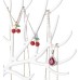 penobon Antlers Jewellery Stand, Jewellery Tree Girls, 2 in 1 Earring Holder & Jewellery Tray Made of Plastic, Jewellery Holder Storage for Earrings, Necklaces, Bracelets, Watches and Rings