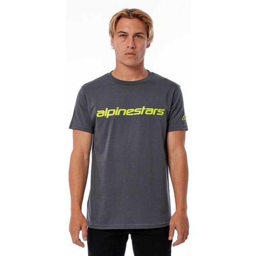 Alpinestars Herren Linear Wordmark Tee Kurzarm-Shirt (1er Pack)
