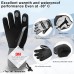 Vihir Waterproof Winter Gloves Ski Gloves Men Women Touchscreen Gloves 3M Thinsulate Warm Cycling Gloves Non-Slip Windproof for Ice Fishing, Skiing, Snowboarding