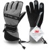 Vihir Waterproof Winter Gloves Ski Gloves Men Women Touchscreen Gloves 3M Thinsulate Warm Cycling Gloves Non-Slip Windproof for Ice Fishing, Skiing, Snowboarding