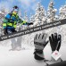Vihir Waterproof Winter Gloves Ski Gloves Men Women Touchscreen Gloves 3M Thinsulate Warm Cycling Gloves Non-Slip Windproof for Ice Fishing, Skiing, Snowboarding