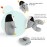 Ghzste 2 in 1 Neck Pillow, Travel Pillow, Travel Deformation Neck Pillow, Cute Penguin in U-shape, Adults, Children, Camping, Hiking, Plane, Rest and Sleep